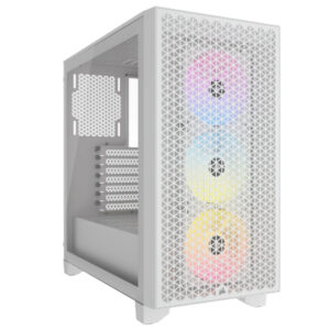 Caja Semitorre Atx 3000D Rgb Airflow Tg White Corsair