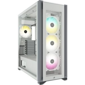 Caja Torre Atx Icue 7000X Rgb Tg White Corsair