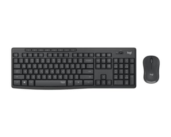 Teclado + Raton Wireless Mk295 Usb Silent Negro Logitech