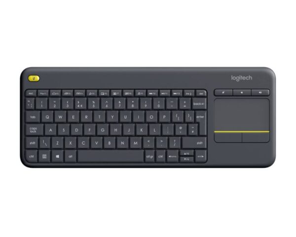 Teclado Wireless K400 Plus Touch Pad Negro Logitech