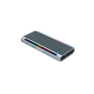 Caja Externa Ssd Ngff/Nvme Shinobi Usb3.1 Gen2 Usb-A Rgb Gris Tooq