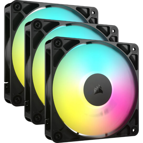 Ventilador Auxiliar Rs120 A-Rgb 120Mm Black Triple Pack Corsair