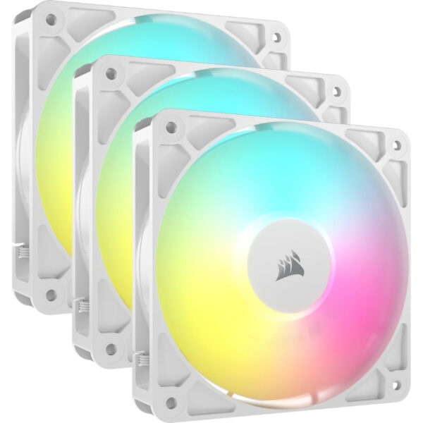 Ventilador Auxiliar Rs120 A-Rgb 120Mm White Triple Pack Corsair