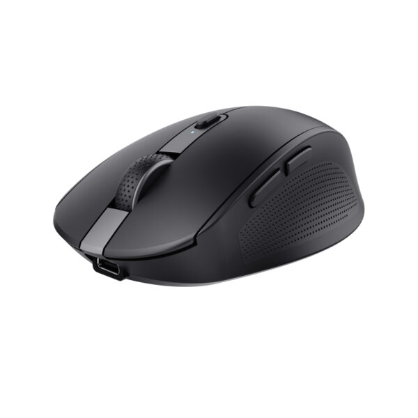 Raton Optico Wireless Multidispositivo Ozaa Negro Trust