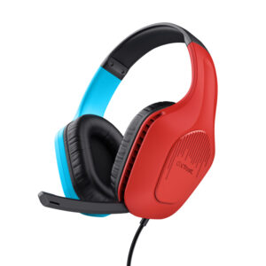 Auricular Gaming Gxt416S Zirox Rojo/Azul Trust