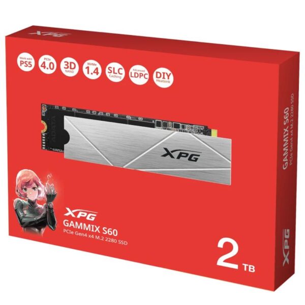 Adata Xpg Ssd Gammix S60 2Tb Pcie Gen4 X4 - Imagen 3
