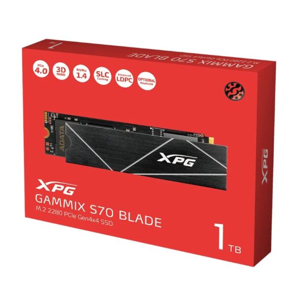 Adata Xpg Ssd Gammix S70 Blade 1Tb Pcie 4.0 Nvme - Imagen 3