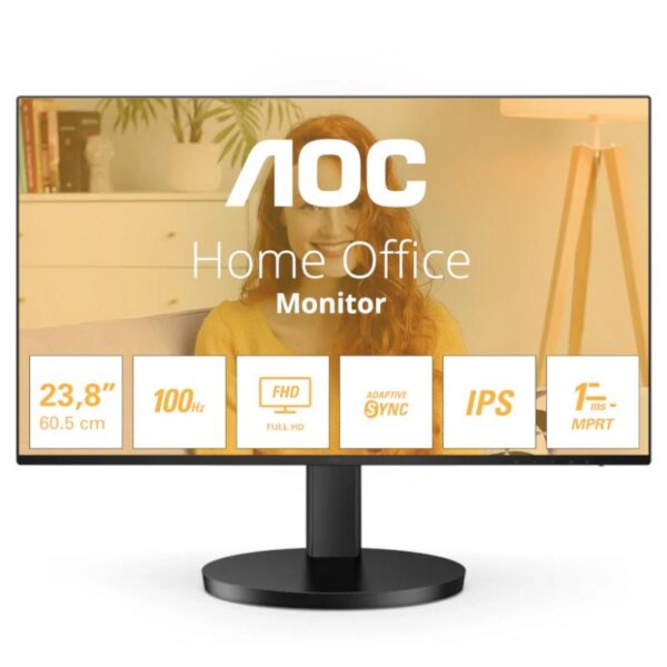 Aoc 24B3Ha2 Monitor 24" Ips 100Hz 1Ms Mm - Imagen 3