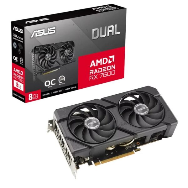 Asus Vga Amd Dual Rx7600 O8G Evo 8Gb Ddr6 - Imagen 2