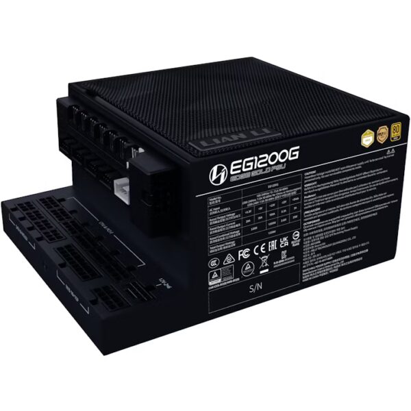 Fuente De Alimentacion Atx Lian Li Edge Gold 1200W Black+Hu - Imagen 4