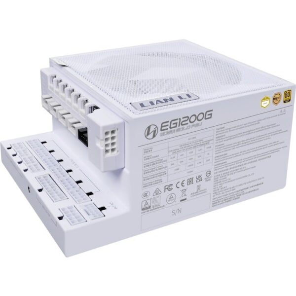 Fuente De Alimentacion Atx Lian Li Edge Gold 1200W White+Hu - Imagen 3