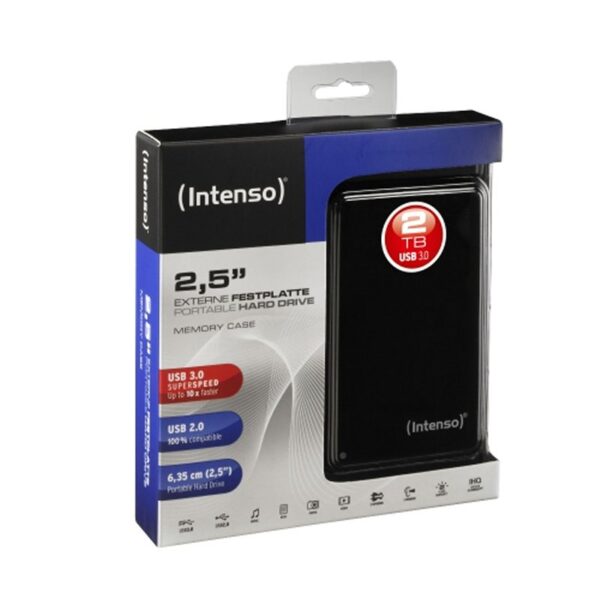 Intenso Hdd Externo 6021580 2Tb 2.5" Usb 3.0 Negro - Imagen 3