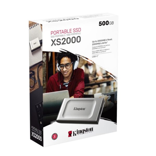 Kingston Xs2000 Portable Ssd 500Gb Usb 3.2 Tipo-C - Imagen 3