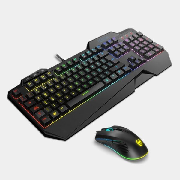 Krom Pack Teclado Semimecanico Y Raton Krusher Sp - Imagen 2