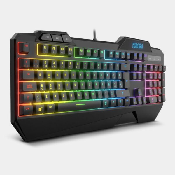 Krom Pack Teclado Semimecanico Y Raton Krusher Sp - Imagen 3