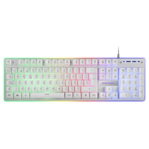 Mars Gaming Combo Mcpx Gaming 3In1 Rgb Blanco - Imagen 2