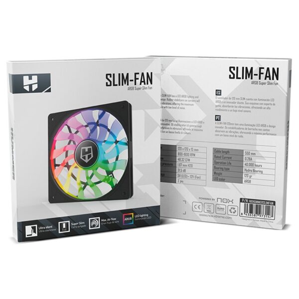 Nox Hummer Slim-Fan Argb 120Mm - Imagen 3