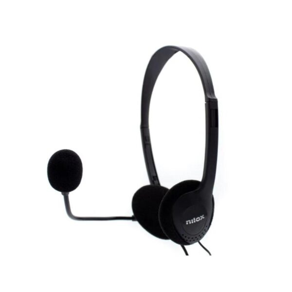 Nilox Auriculares Nxcm0000004 Doble Jack Negro - Imagen 2