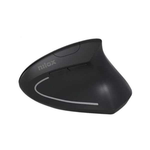 Nilox Ratón Wireless Vertical, 1600 Dpi, Negro - Imagen 4