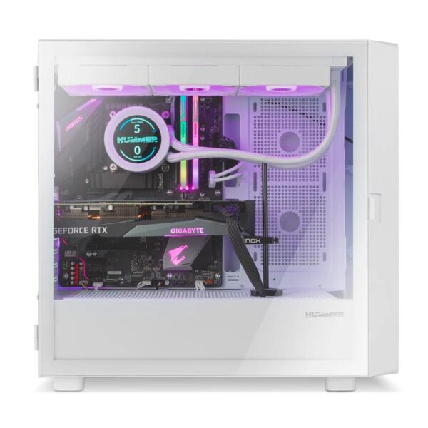 Nox Semitorre Hummer Biospantalla Lcd 8" Blanco - Imagen 2