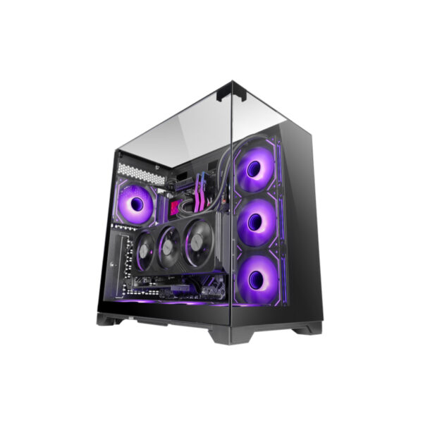 Caja Semitorre Atx Mc-Vision Argb Negro Mars Gaming