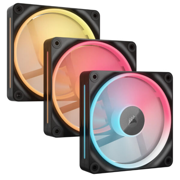 Ventilador Auxiliar Lx120-R Icue Link Rgb 120Mm Black Triple Pack Corsair