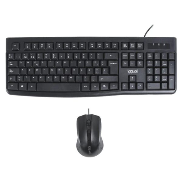 Iggual Kit Teclado Y Ratón Cmk-Business2 Negro - Imagen 3