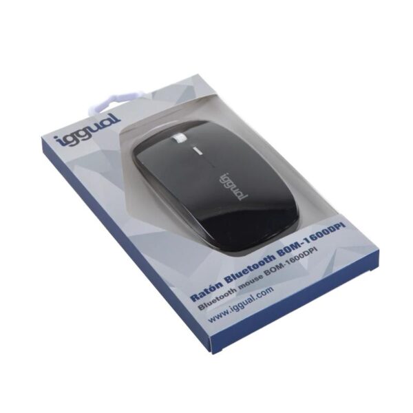 Iggual Ratón Bluetooth Bom-1600Dpi Negro - Imagen 4