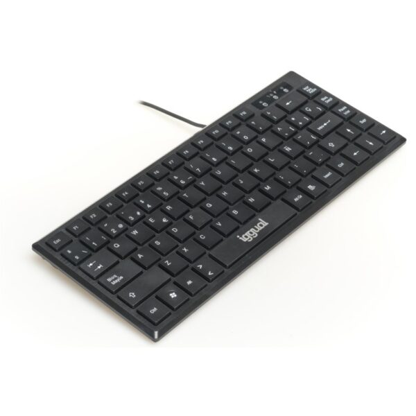 Iggual Teclado Usb Compacto Tkl Slim Tkl-Usb Negro - Imagen 2