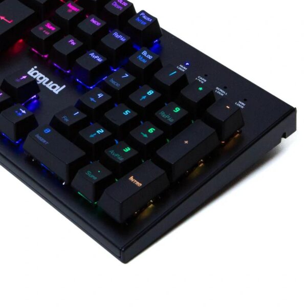 Iggual Teclado Gaming Mecánico Obsidian Rgb Negro - Imagen 3