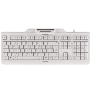 Teclado Con Lector Dnie Blanco Cherry