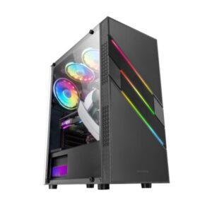 Caja Semitorre Atx Mcu3 Argb Negro Mars Gaming
