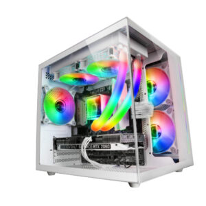 Caja Microatx Mcview Blanco Mars Gaming