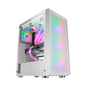 Caja Semitorre Atx Mc-F Argb Blanco Mars Gaming