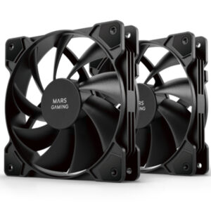 Kit 2 Ventiladores Auxiliar Mfpwmx2 Negro Mars Gaming