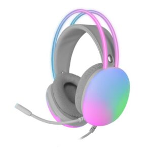Auricular Gaming Pc/Ps4/Ps5/Xbox Mhglow Blanco Mars Gaming