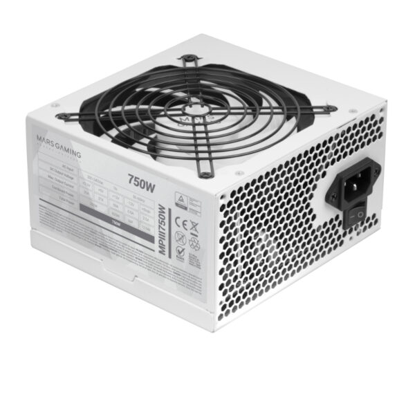 Fuente Alim. 750W 85% Ef Blanco Mars Gaming