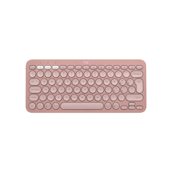 Teclado Wireless K380S Pebble Keys 2 Rosa Logitech