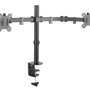 Soporte Mesa 2 Monitores 13''-32'' Negro Tooq