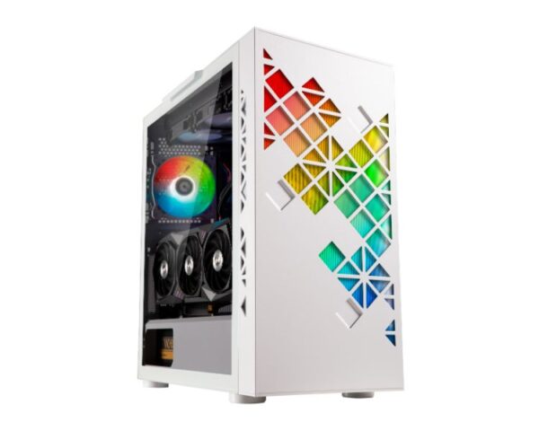 Caja Semitorre Atx Tracery A-Rgb White Bitfenix
