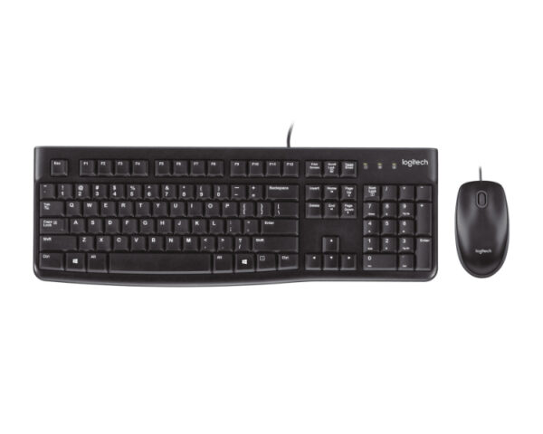 Teclado + Raton Wired Mk120 Usb Negro Logitech
