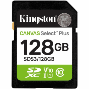 Secure Digital Hc 128 Gb Canvas Select Plus Gen3 Clase10 Kingston
