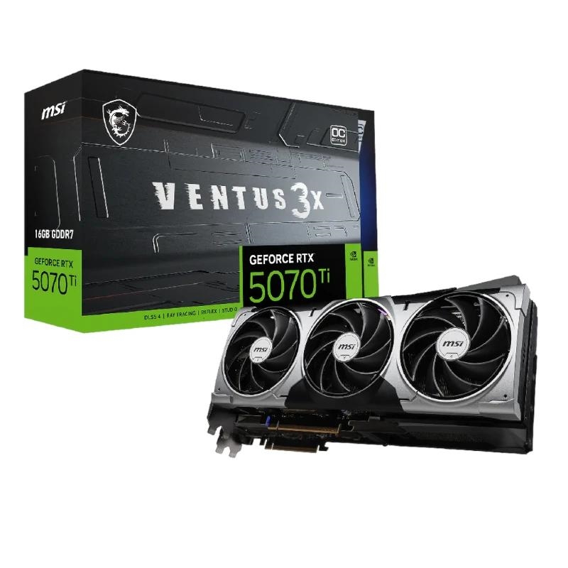 Msi Vga Nvidia Rtx 5070 Ti 16G Ventus 3X Oc Ddr7 1 PCI Express DDR7